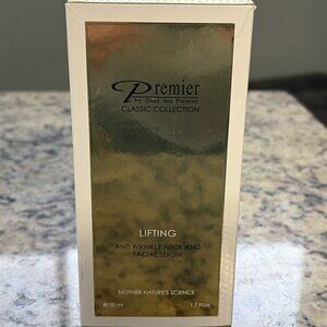 Premier Dead Sea Lifting Anti-Wrinkle Neck & Facial Serum-1.7 oz/50ml-NEW-SEALED
